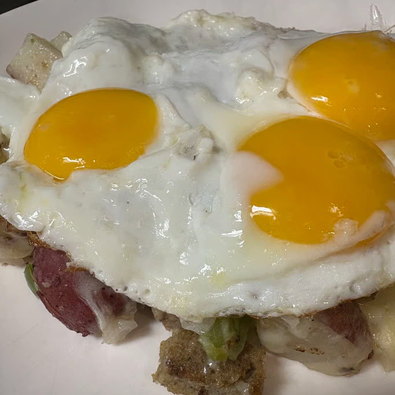Scrapple Hash Plate.