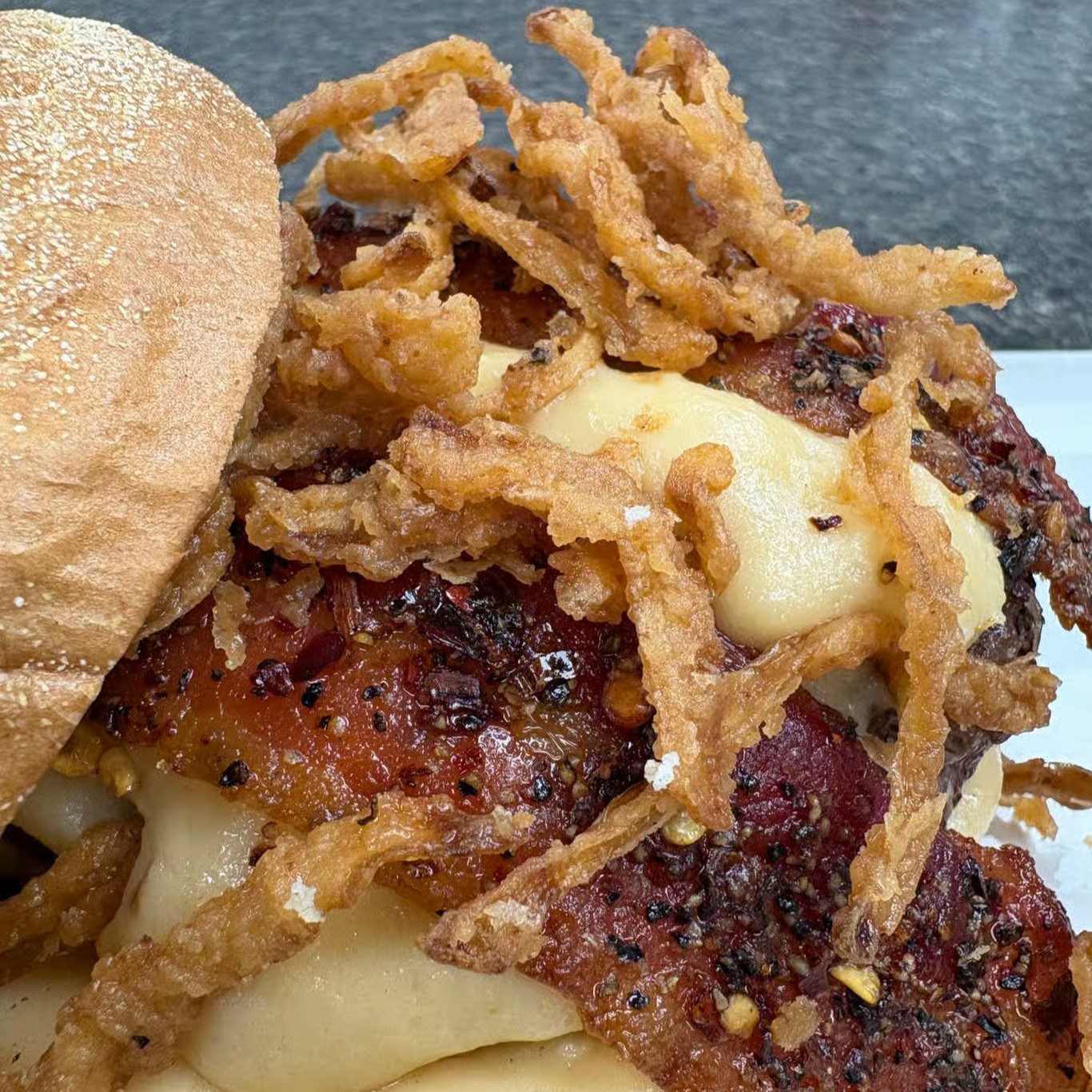 Crack Bacon Burger.