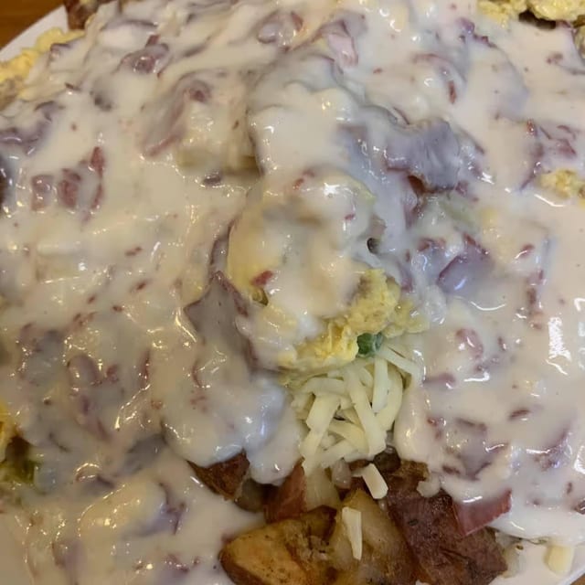 Messy Scrambler Plate.