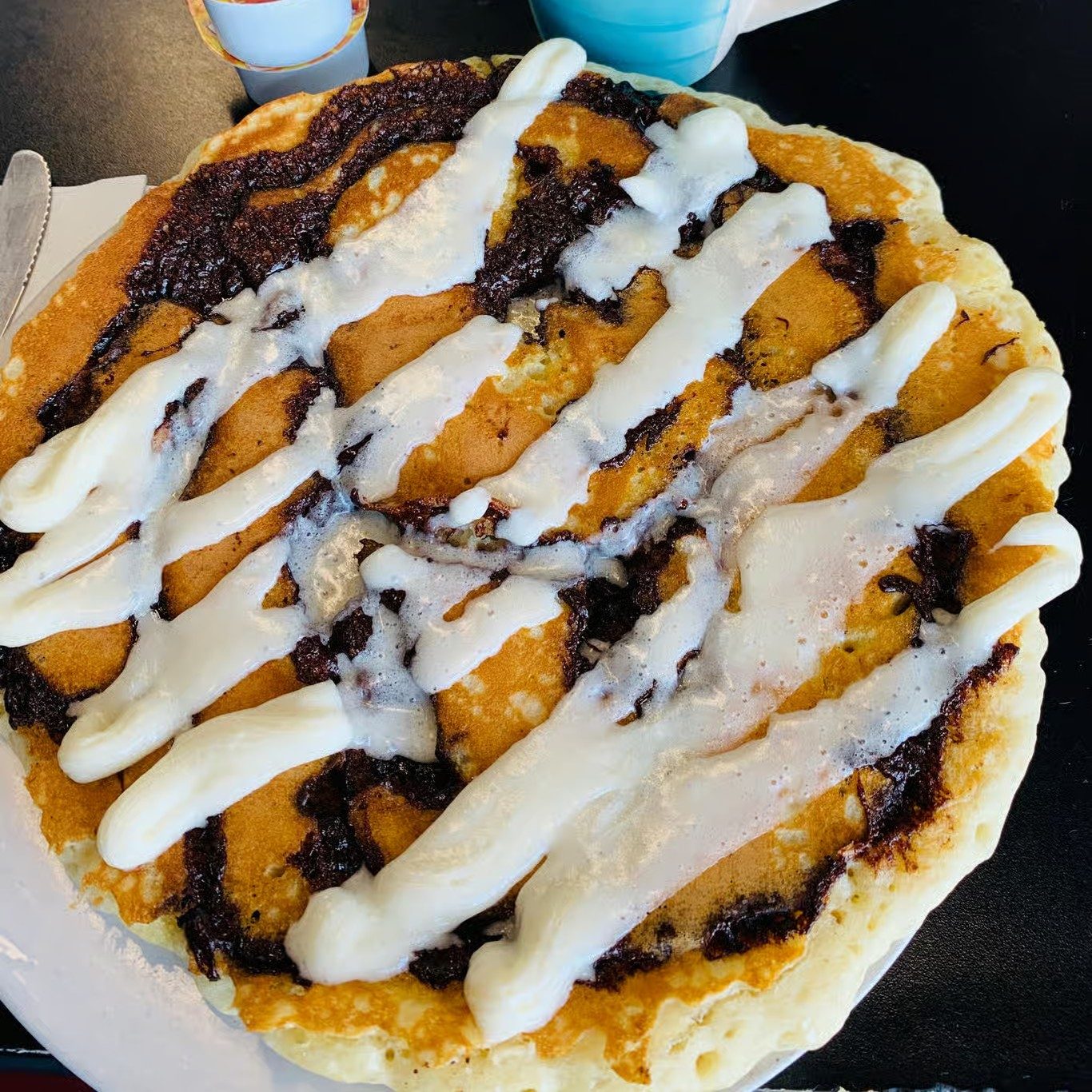 Cinnabun Pancake.