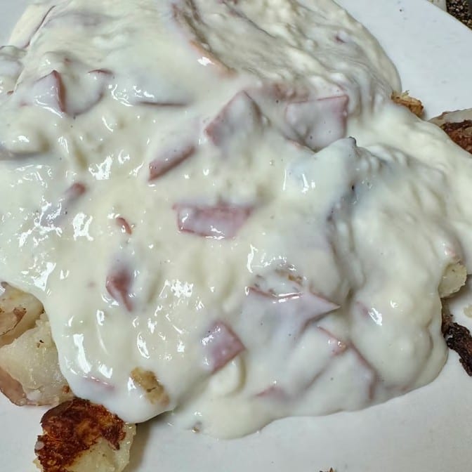 SOS - Creamed Chip Beef Plate.