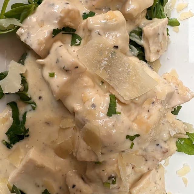 Garlic Parmesan Chicken Bites.