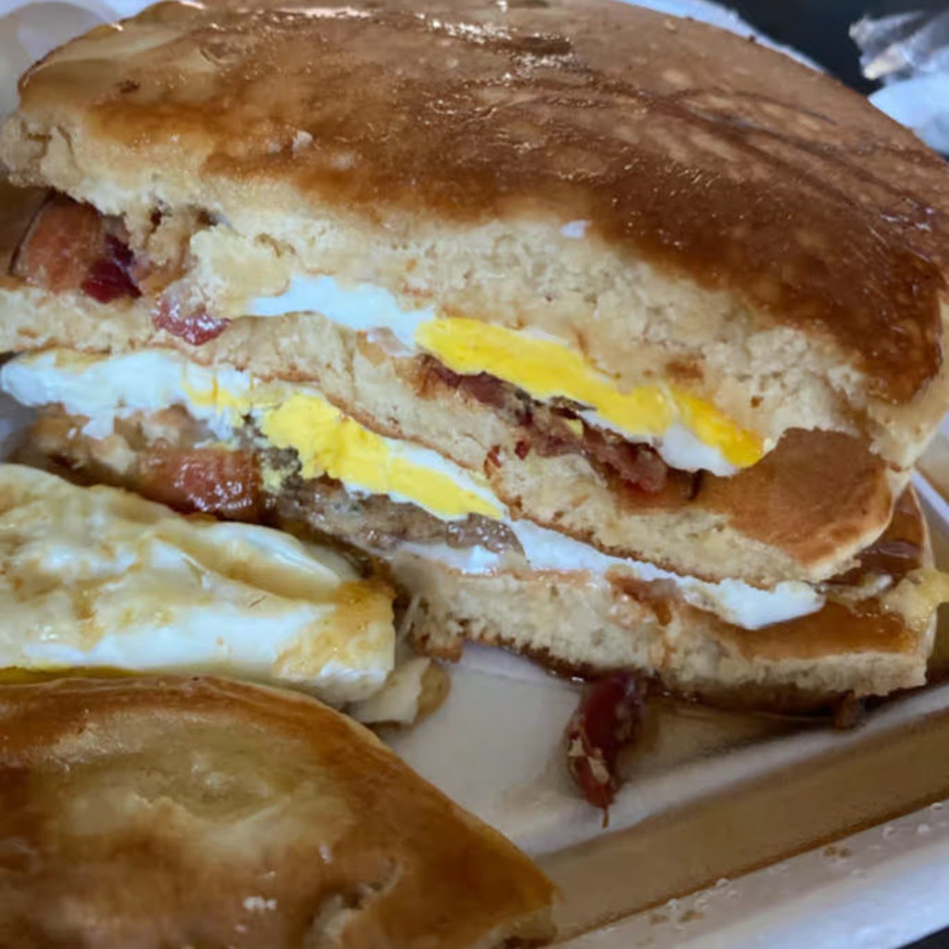 Pancake Sammy Plate.
