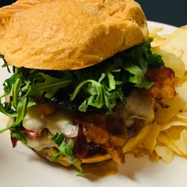 Bacon Avocado Burger.