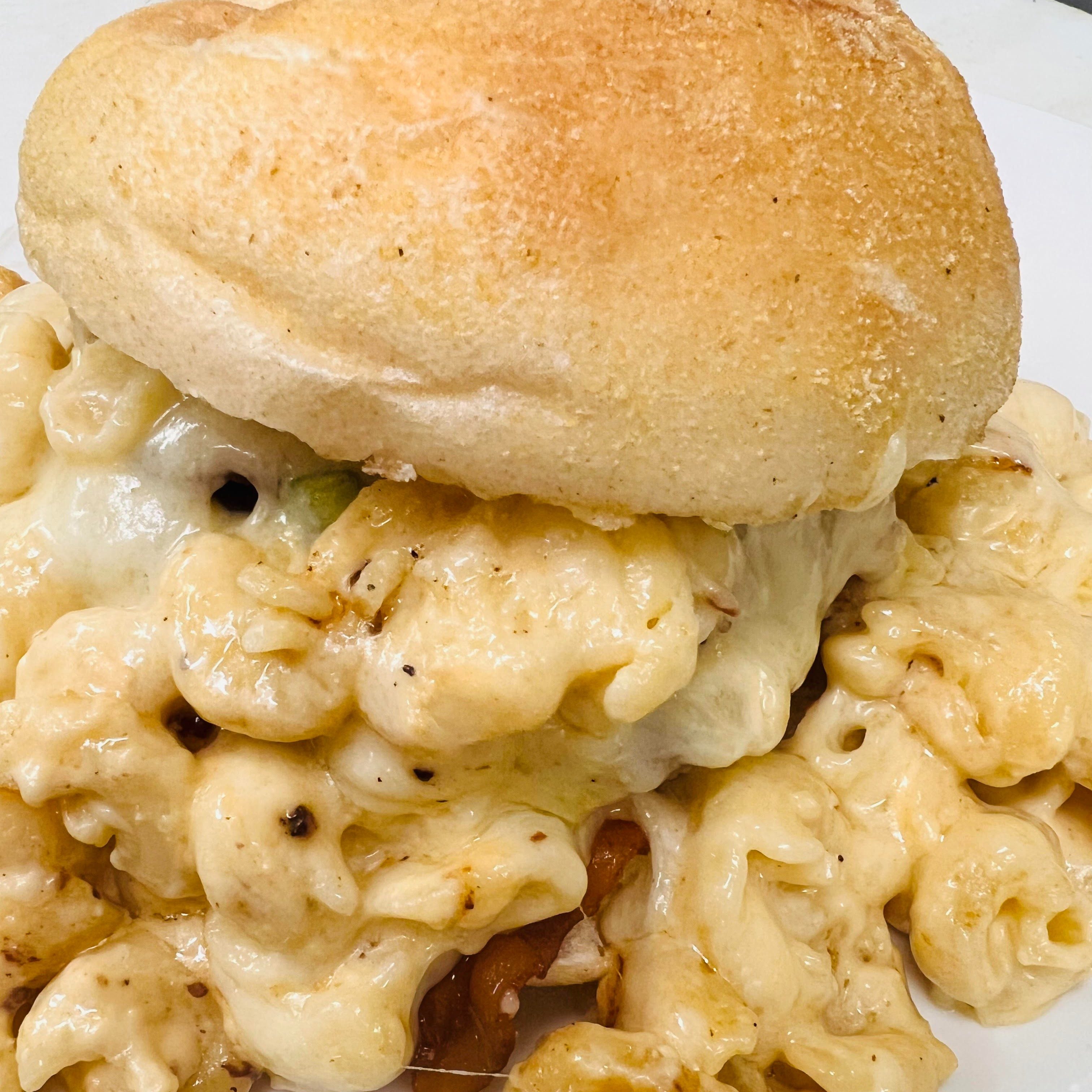Mac & Cheese Burger.