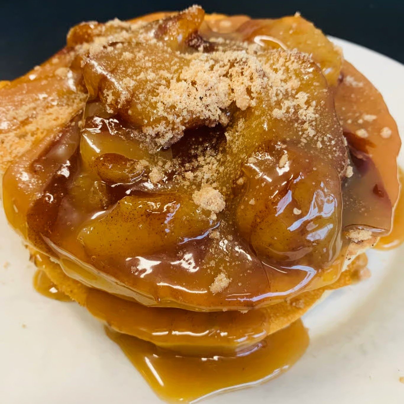 Apple Streusel.