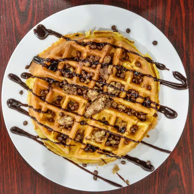 Cookie Dough Waffle.