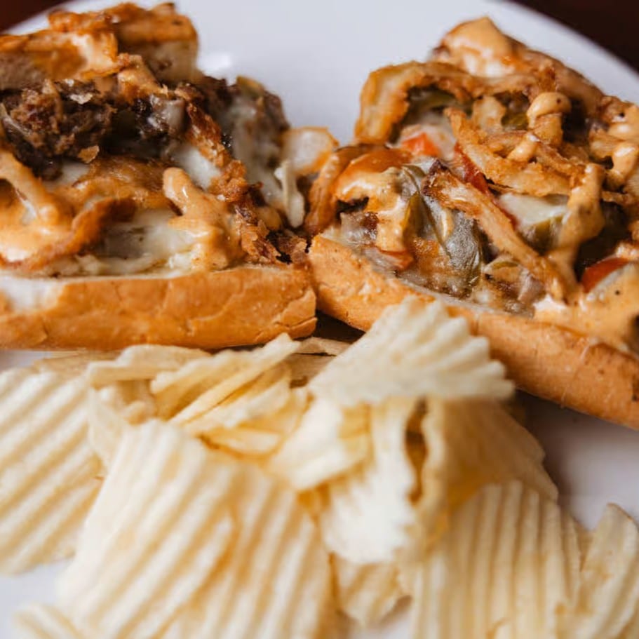 Southern Cheesesteak Sandwich.