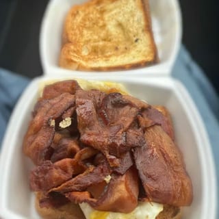 Egg, Cheese & Meat Sandwich